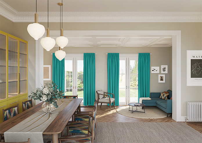 Kyoto Faux Silk, Orient - Made to Measure Curtains - Image 14